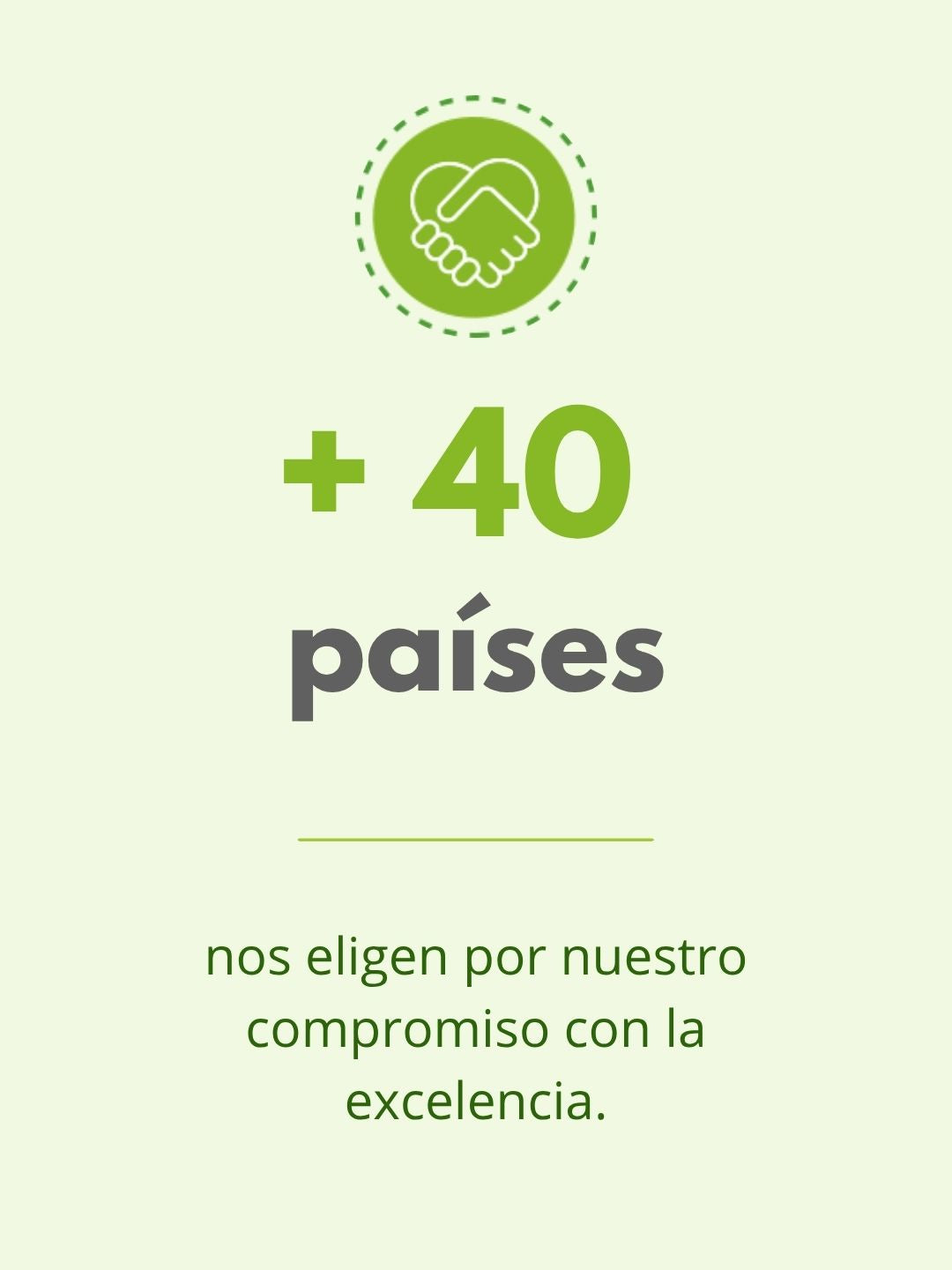 Presencia internacional en más de 40 países
