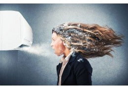 Resfriados por aire acondicionado