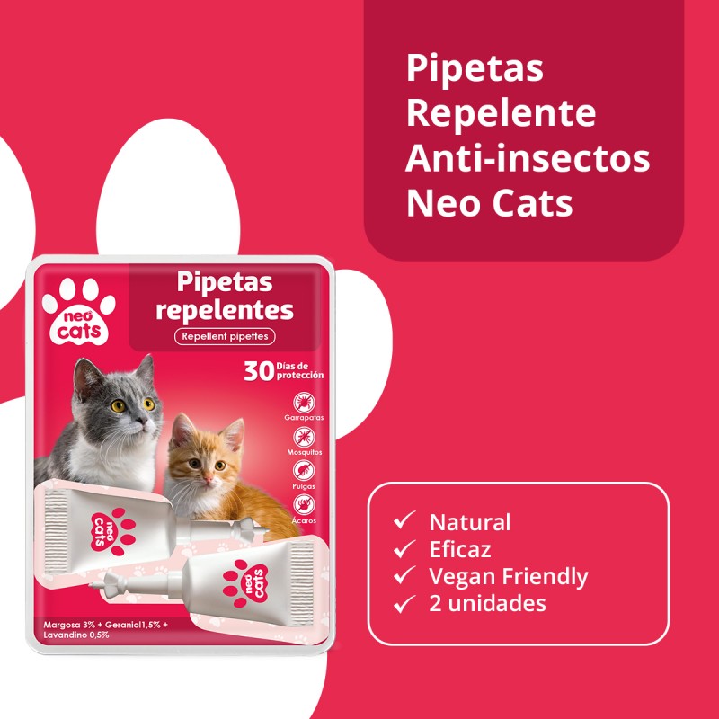 NEO CATS PIPETAS REPELENTES ANTI-INSECTOS