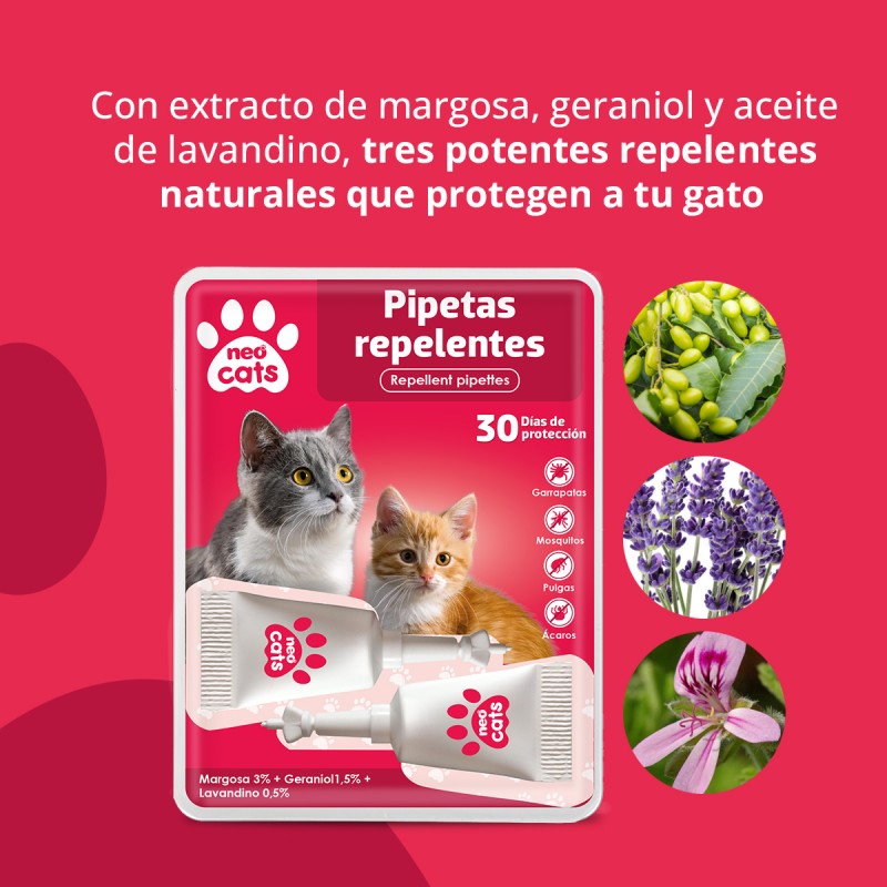 NEO CATS PIPETAS REPELENTES ANTI-INSECTOS
