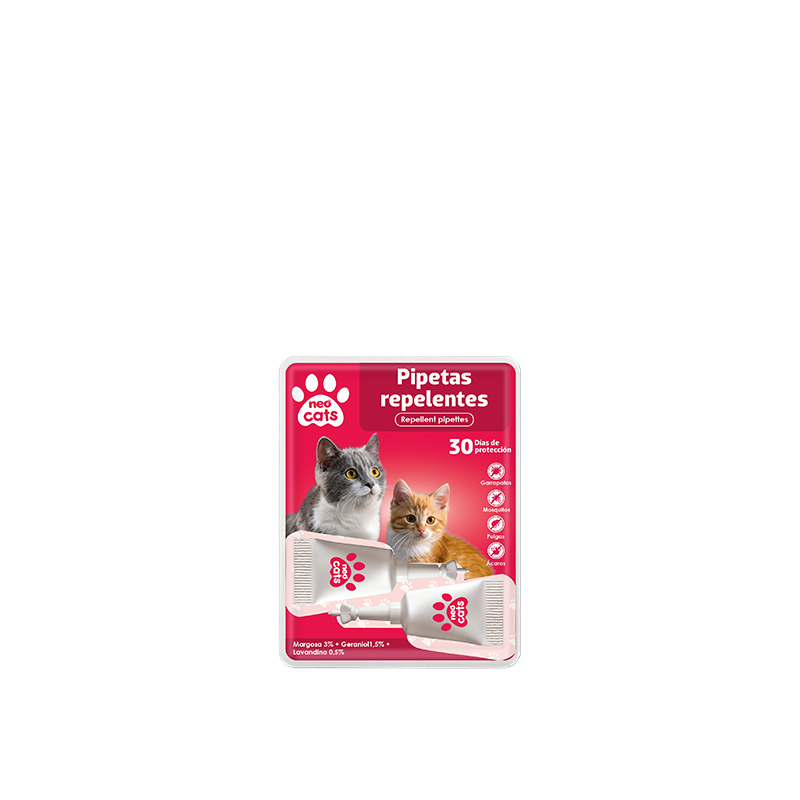 NEO CATS PIPETAS REPELENTES ANTI-INSECTOS