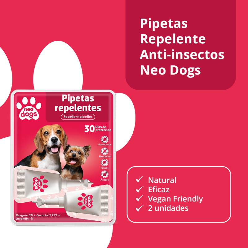 NEO DOGS PIPETAS REPELENTES ANTI-INSECTOS