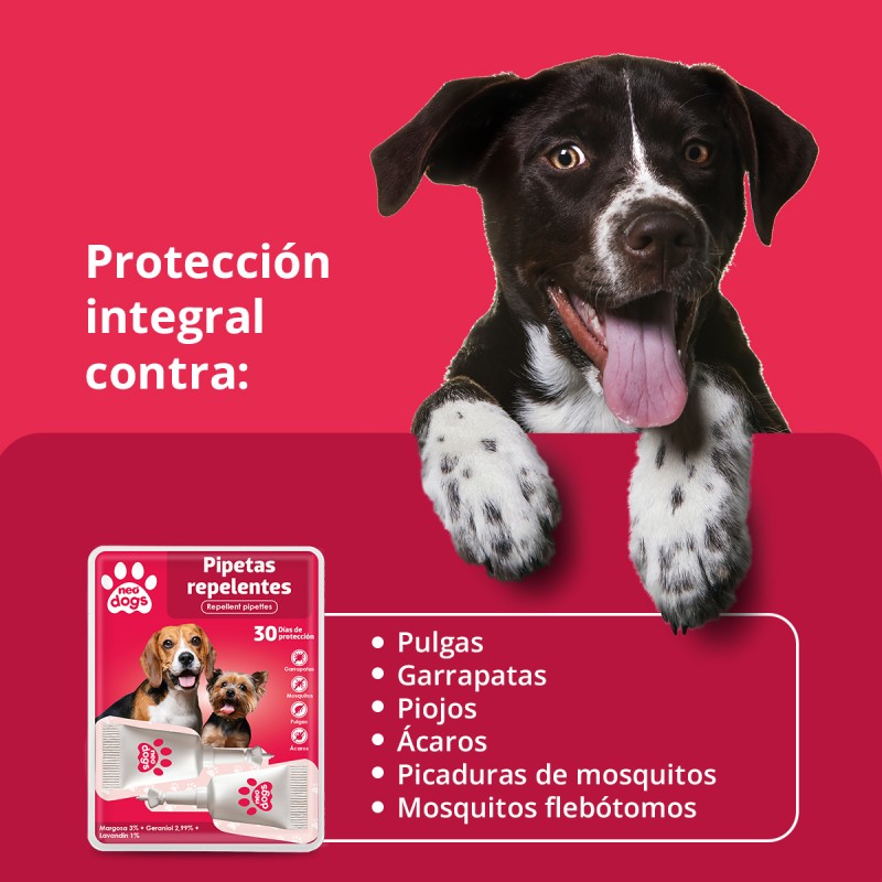 NEO DOGS PIPETAS REPELENTES ANTI-INSECTOS
