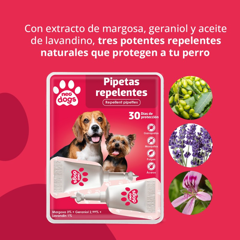 NEO DOGS PIPETAS REPELENTES ANTI-INSECTOS