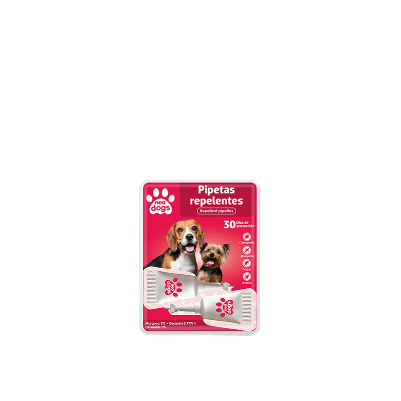 NEO DOGS PIPETAS REPELENTES ANTI-INSECTOS
